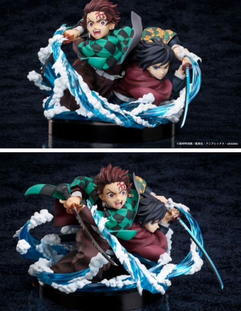 アニプレックスオンラインくじ 炭治郎 & 義勇 ノンスケールフィギュアA賞