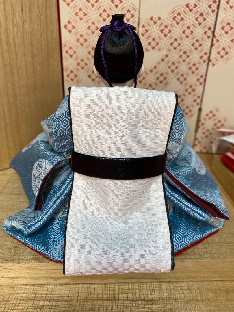 東京久月　雛人形　親王平飾り・間口約６０×奥行約３０×高さ約３６㎝