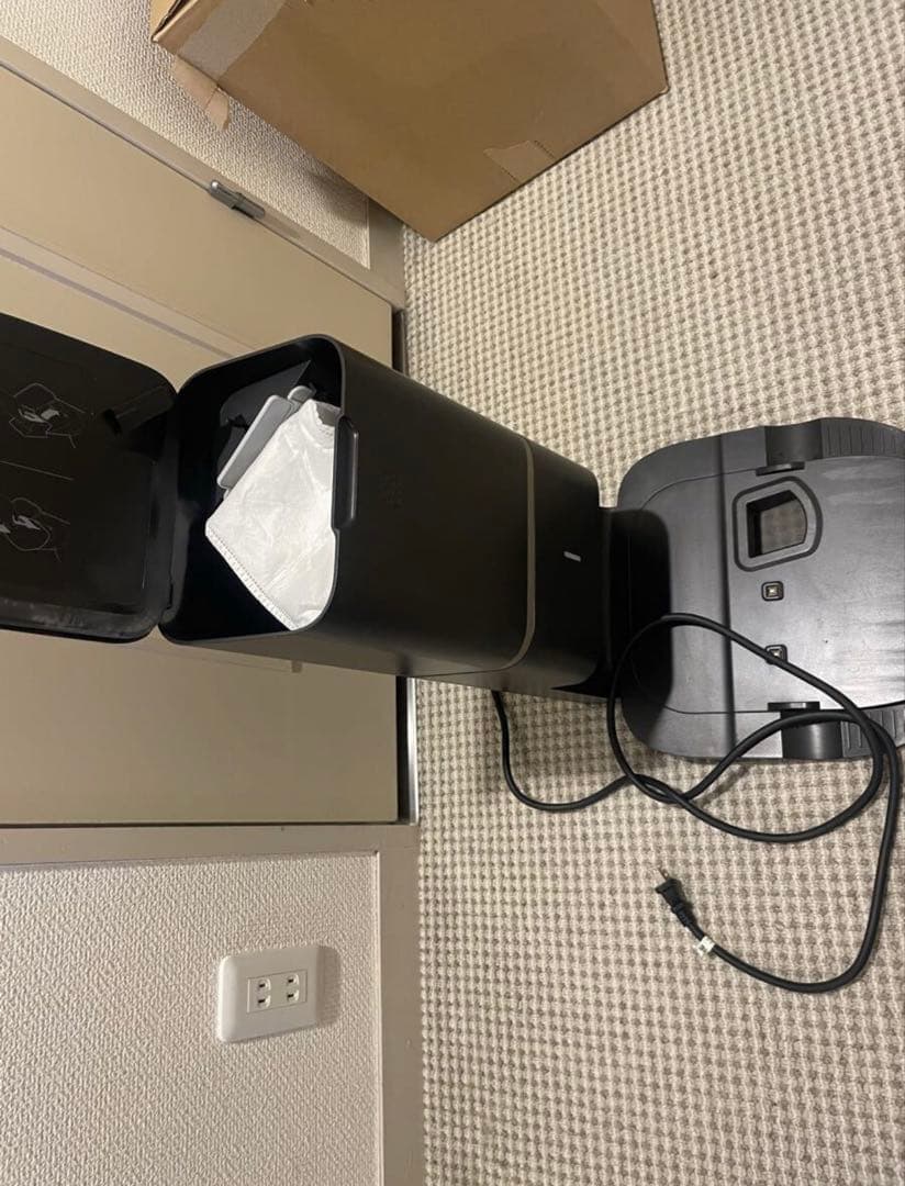 ロボット掃除機 自動ゴミ収集機能付き ブラック