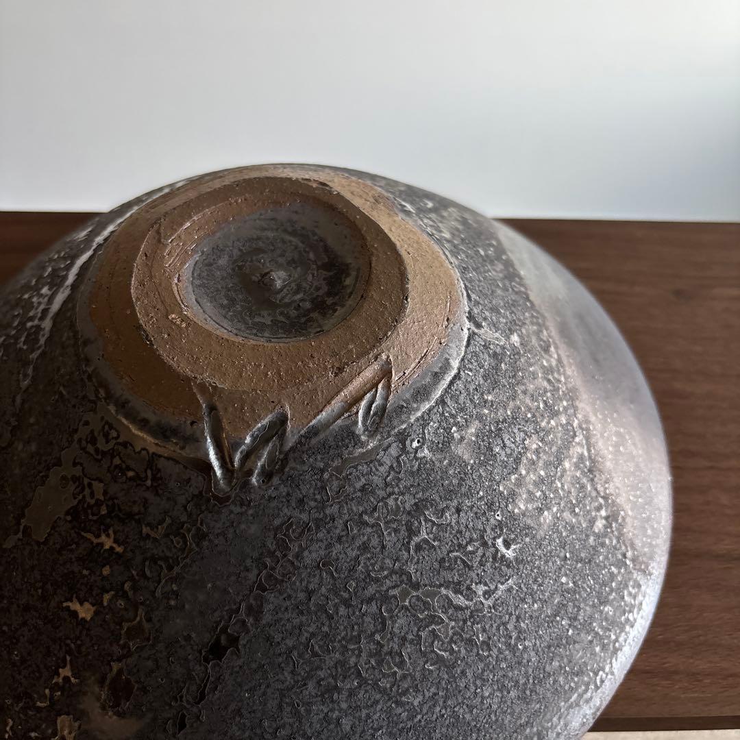 Rページです♡◻️作家 遠藤素子さん◻️ すり鉢形鉢 8寸 鉄釉◻️新品未使用