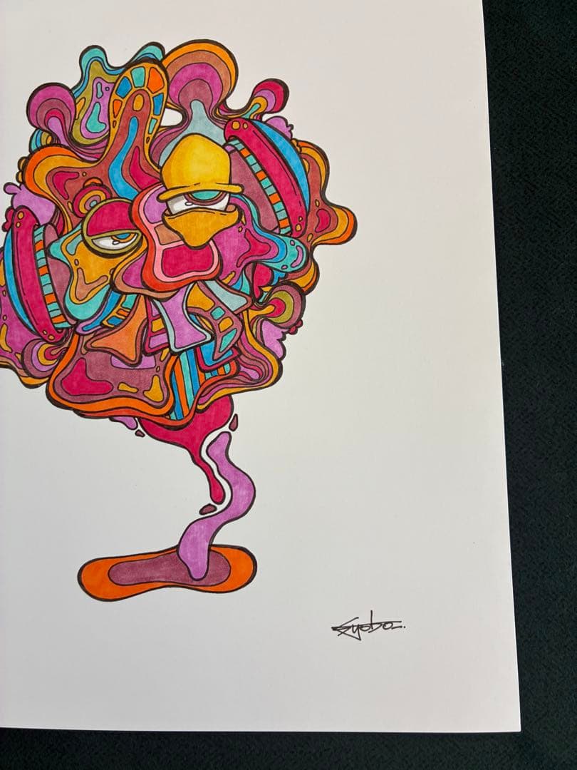 『FACE02』A4サイズ syoboオリジナル原画　コピック