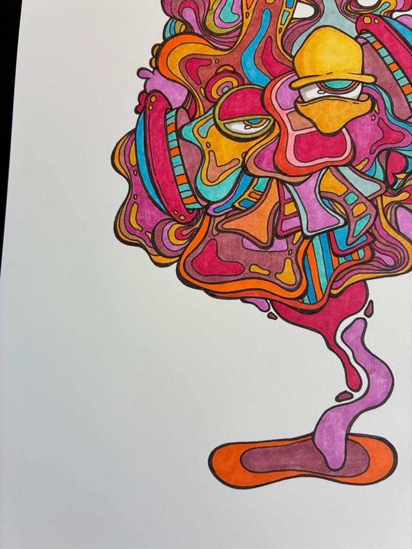 『FACE02』A4サイズ syoboオリジナル原画　コピック