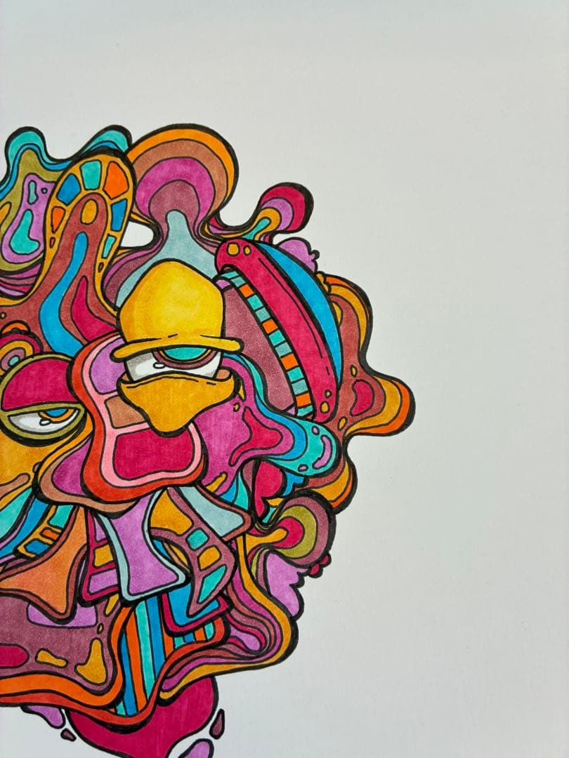 『FACE02』A4サイズ syoboオリジナル原画　コピック