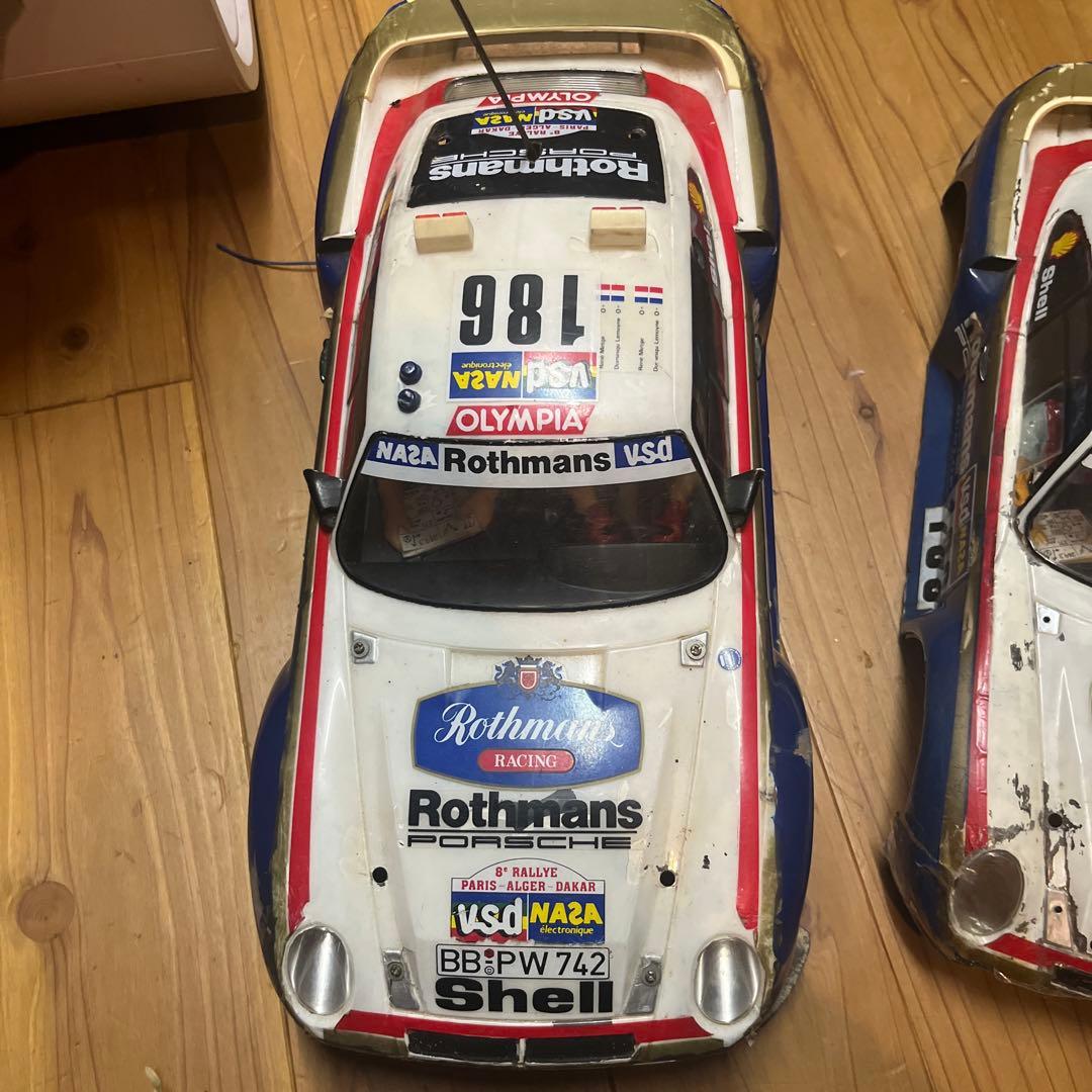 【希少・当時物】タミヤ 1/12 ポルシェ 959 パリダカ ボディ2枚セット