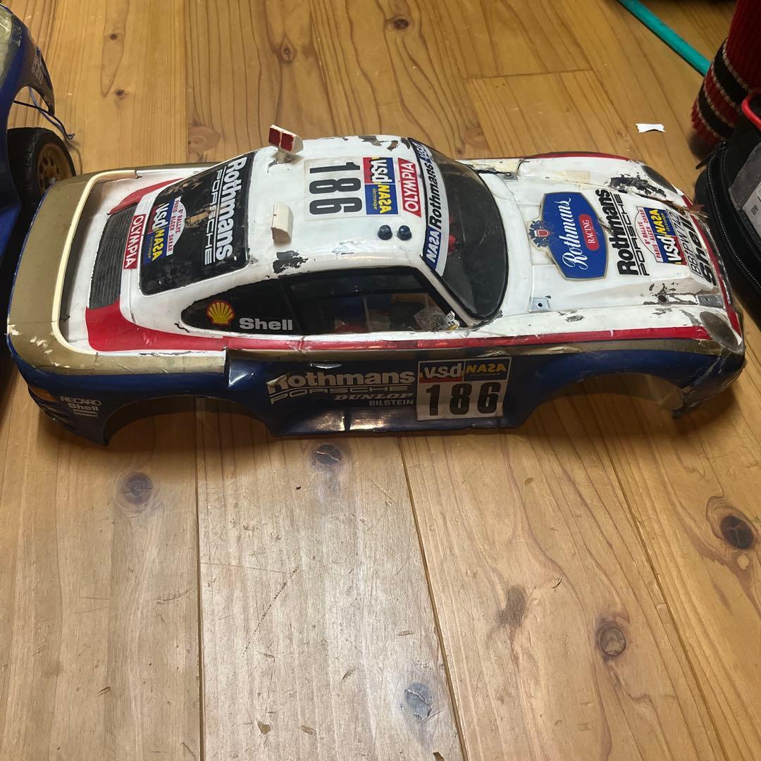 【希少・当時物】タミヤ 1/12 ポルシェ 959 パリダカ ボディ2枚セット
