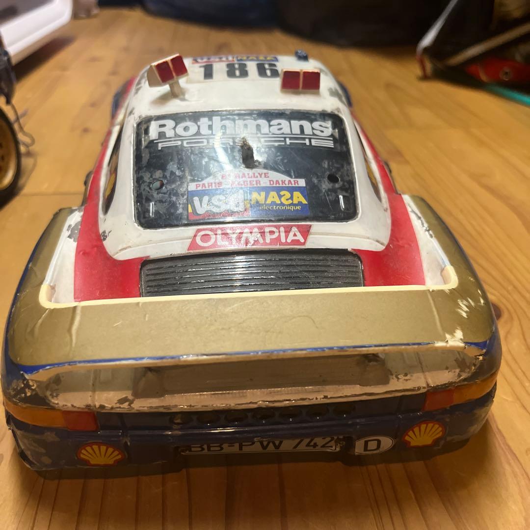 【希少・当時物】タミヤ 1/12 ポルシェ 959 パリダカ ボディ2枚セット