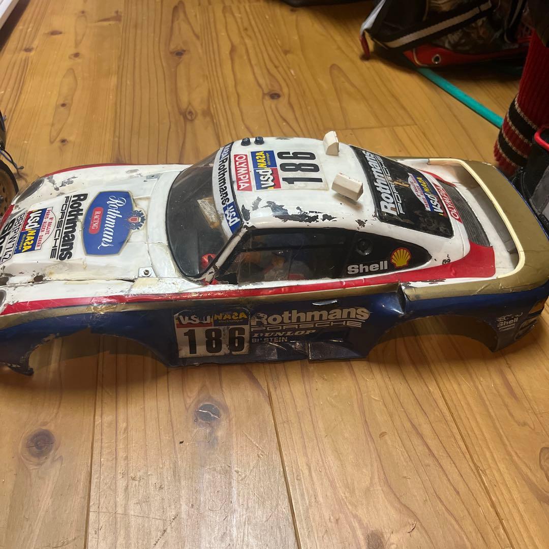 【希少・当時物】タミヤ 1/12 ポルシェ 959 パリダカ ボディ2枚セット