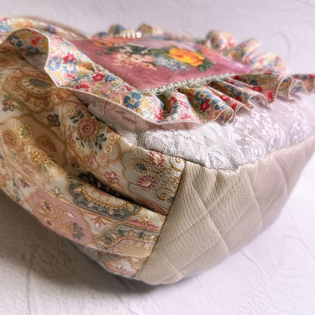 さ*ら様 コヤンイサムチョン♡ジョリーフルール×インド刺繍ルミのトートバッグ！ポ