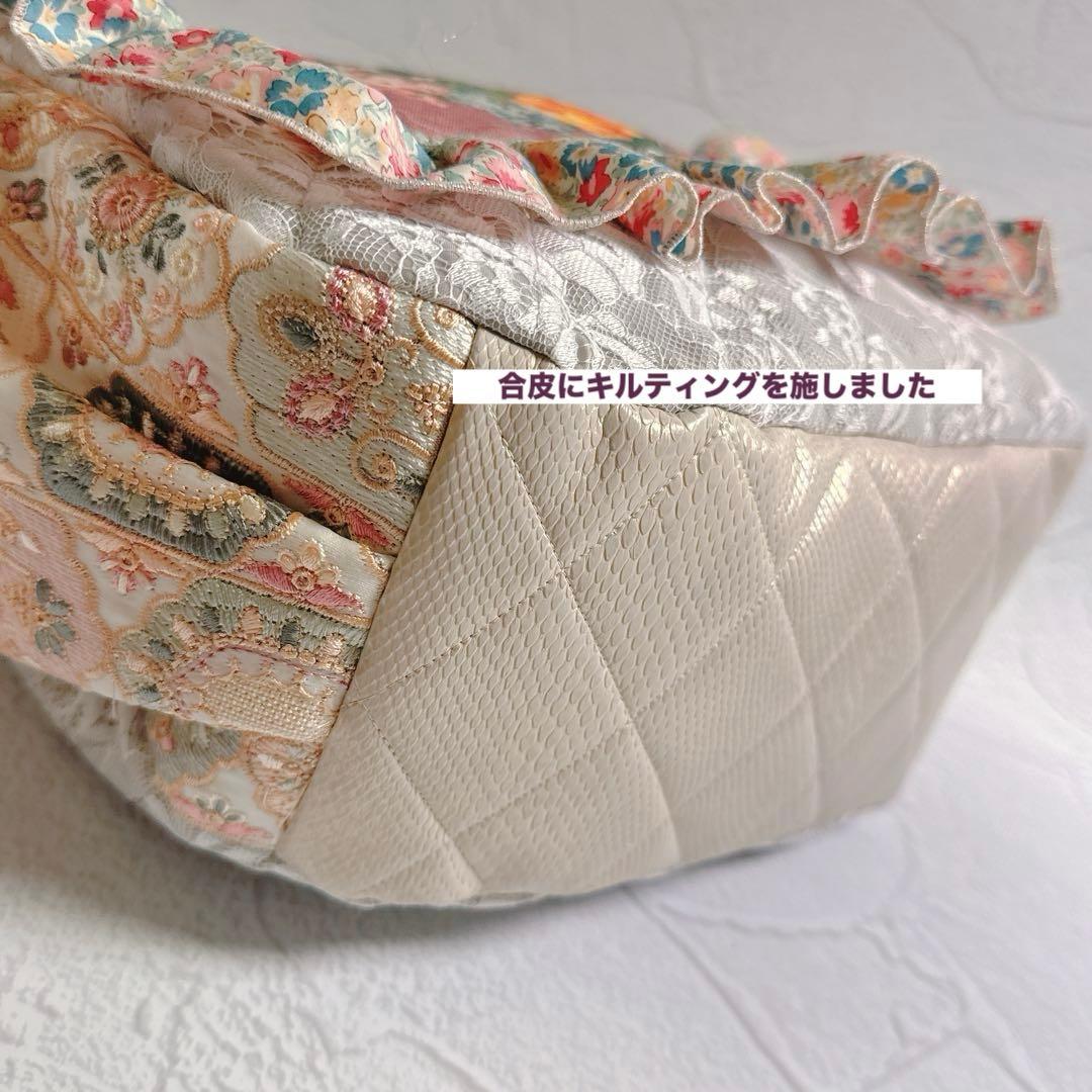 さ*ら様 コヤンイサムチョン♡ジョリーフルール×インド刺繍ルミのトートバッグ！ポ