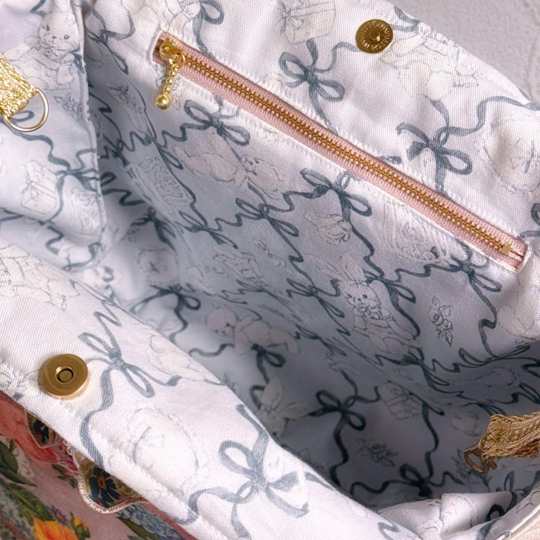 さ*ら様 コヤンイサムチョン♡ジョリーフルール×インド刺繍ルミのトートバッグ！ポ