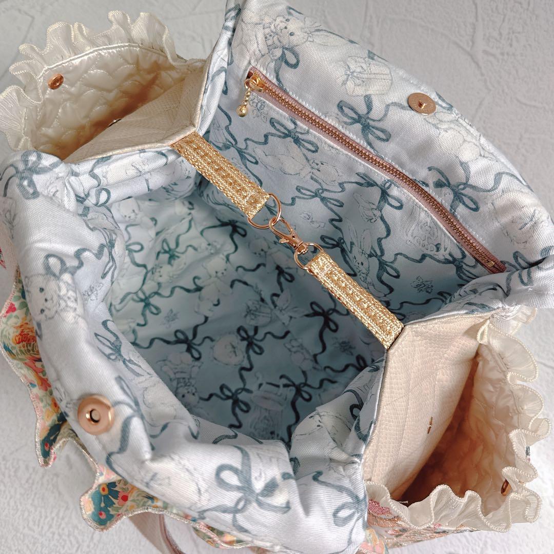 さ*ら様 コヤンイサムチョン♡ジョリーフルール×インド刺繍ルミのトートバッグ！ポ