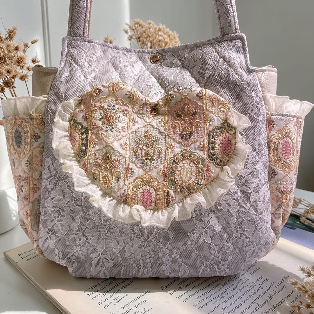 さ*ら様 コヤンイサムチョン♡ジョリーフルール×インド刺繍ルミのトートバッグ！ポ