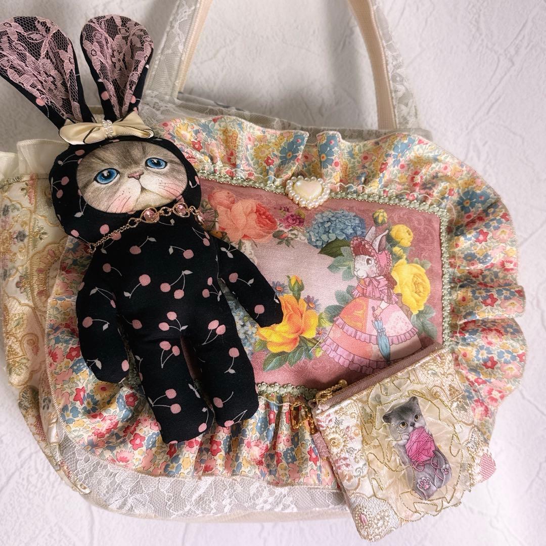 さ*ら様 コヤンイサムチョン♡ジョリーフルール×インド刺繍ルミのトートバッグ！ポ