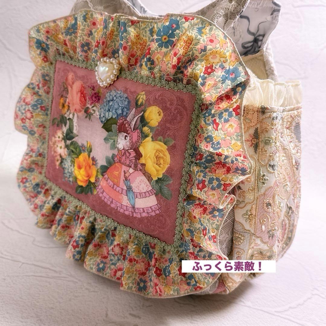 さ*ら様 コヤンイサムチョン♡ジョリーフルール×インド刺繍ルミのトートバッグ！ポ