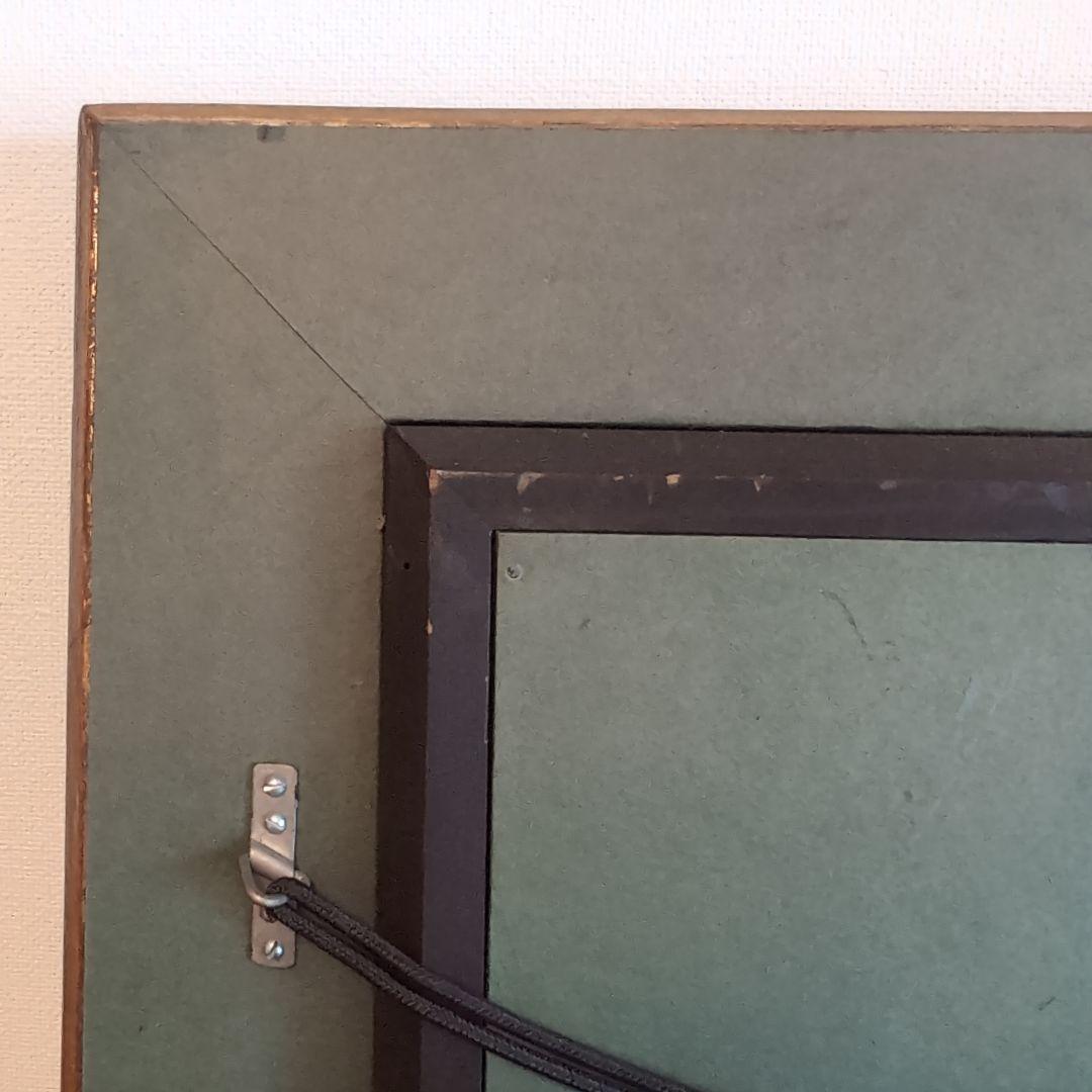 伊丹米夫　ブルゴーニュ村風景　風景画 油彩　画廊共シール　真筆