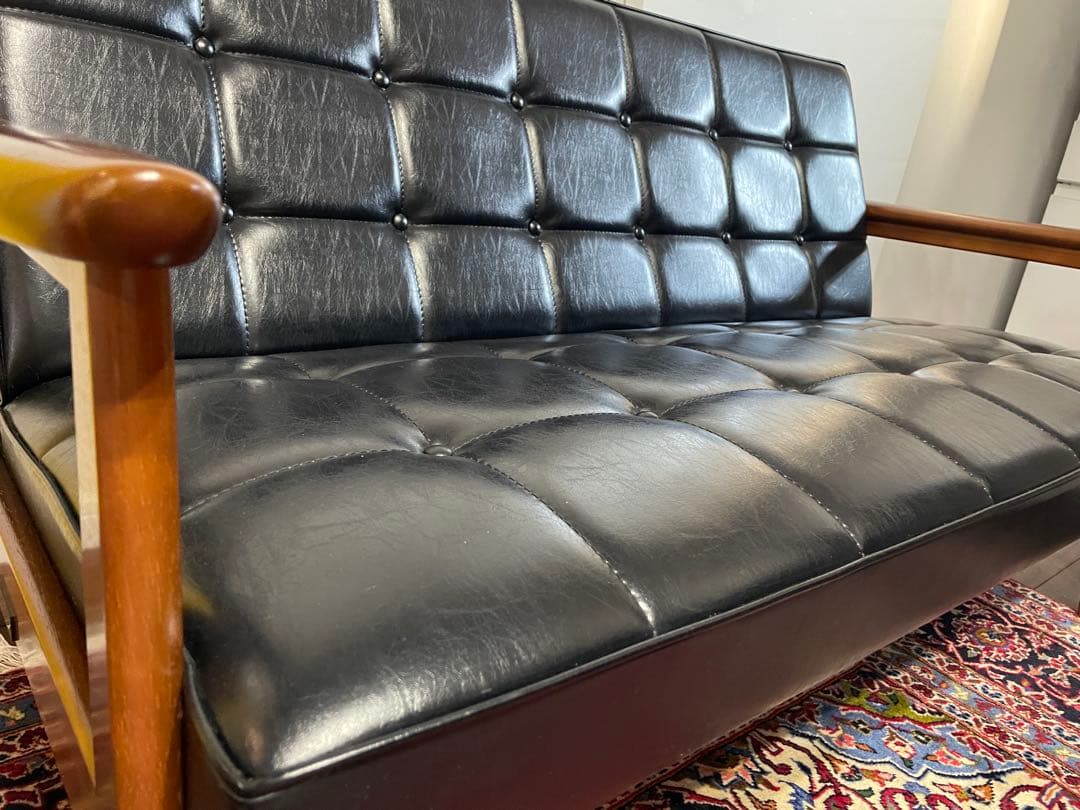 カリモク60 Kチェア2シータースタンダードブラック