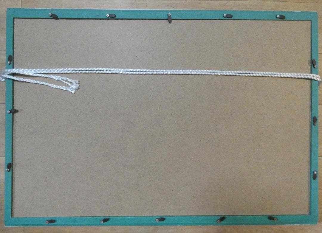 油彩画 風景 中島千波 「桜花」サイン M10 額装済み 肉筆手描き