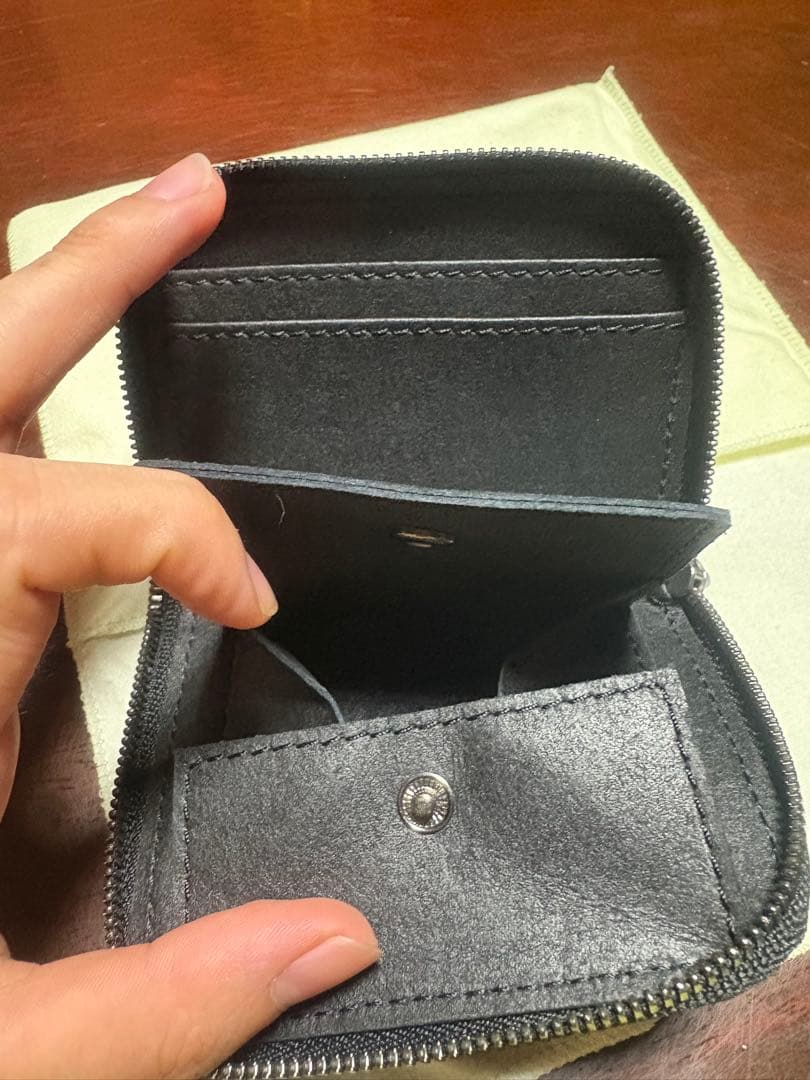 côte&ciel Zipped Wallet ブラック