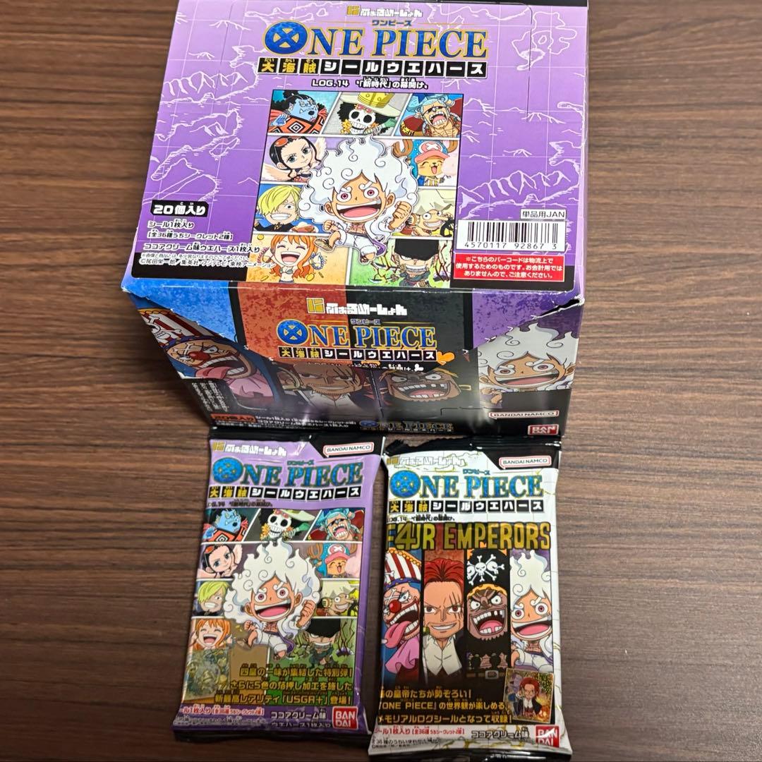 最新弾36種コンプリート ワンピース 大海賊シールウエハースLOG.14弾