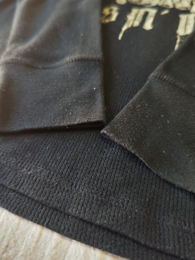 Guns N' Roses ガンズ スカルプリント ロック長袖Tシャツ ロンT