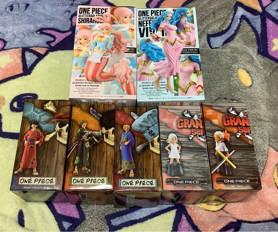 新品未開封！ワンピースプライズフィギュア7個セット！