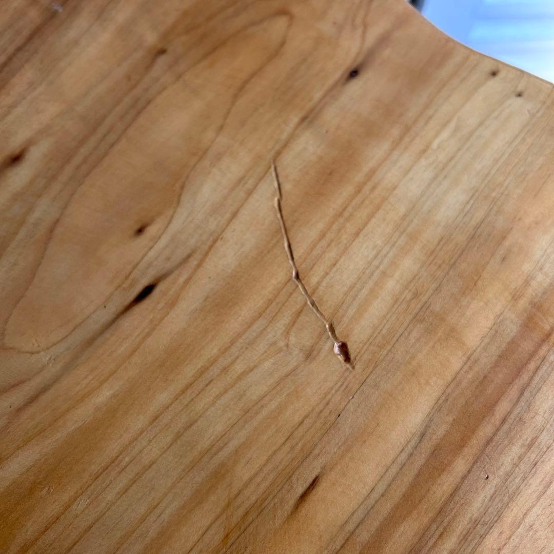 天然木　スツール　花台