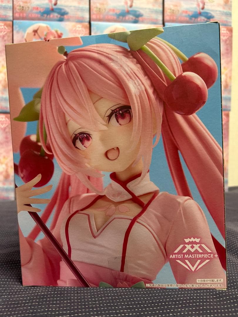 24個 桜ミク AMP＋ フィギュア ～桜ドレスver.～①