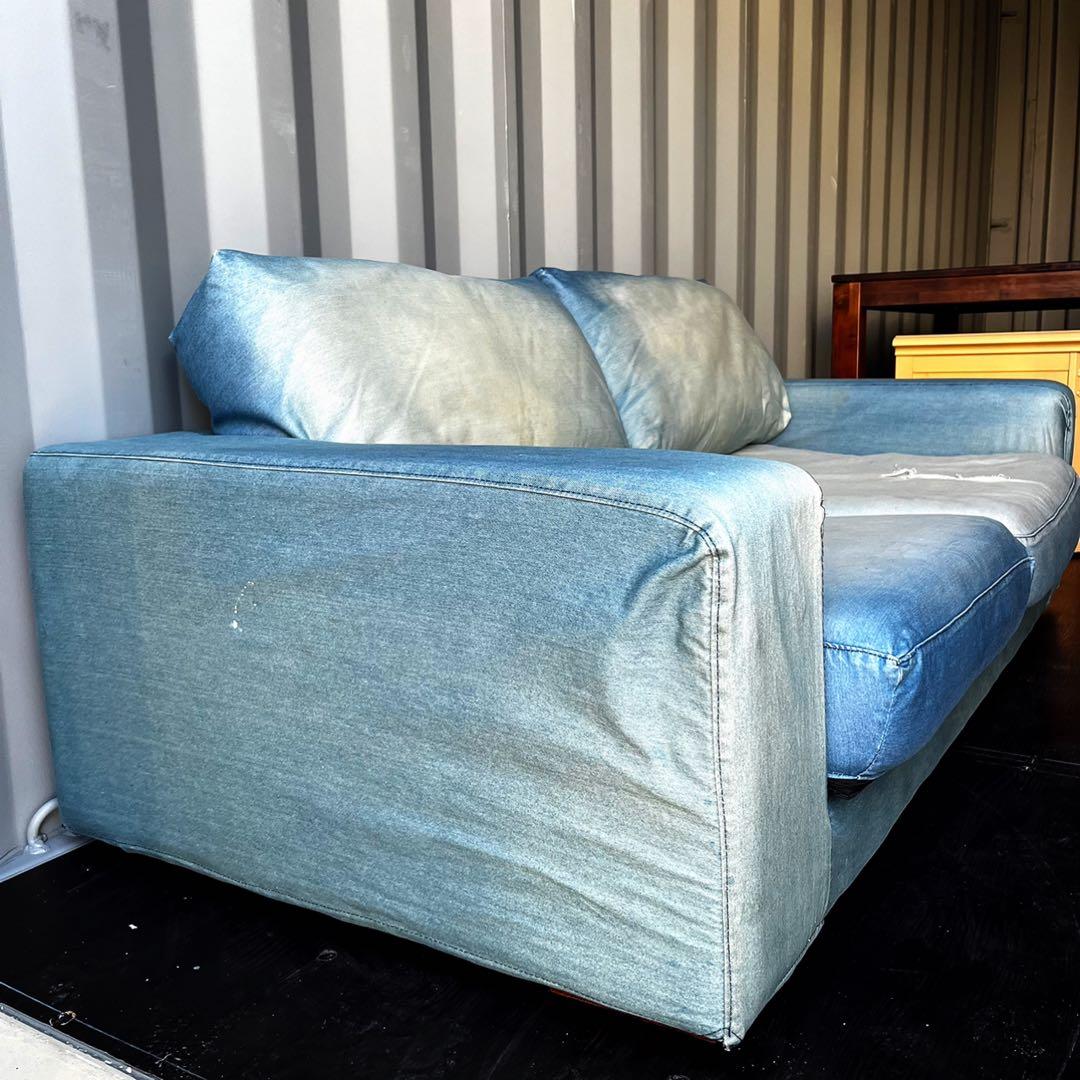 取付無料！ジャーナルスタンダードファニチャー フランクリン デニムローソファ✨