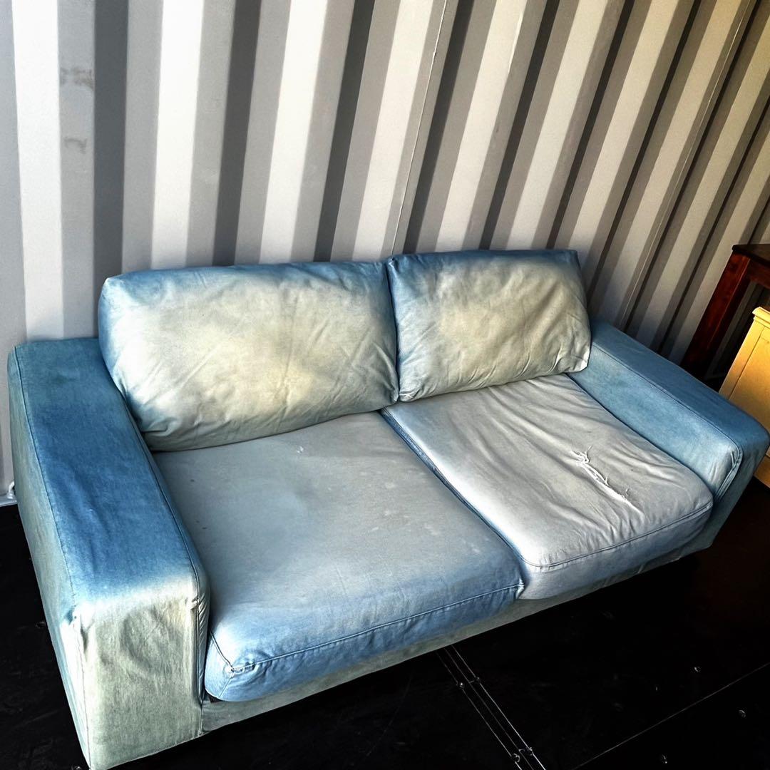 取付無料！ジャーナルスタンダードファニチャー フランクリン デニムローソファ✨