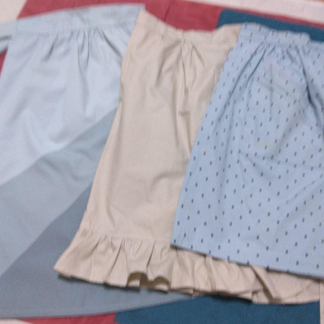 当時品昭和レトロワコール前掛け/裾ギャザー前掛け/ESCOLTE前掛け　3種類