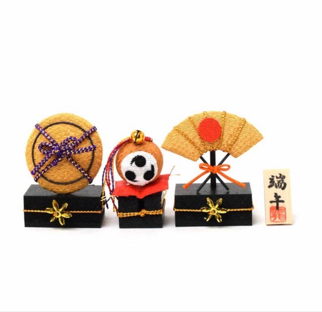 若武者 こけし五月人形 コンパクト 木製 フルセット 端午の節句