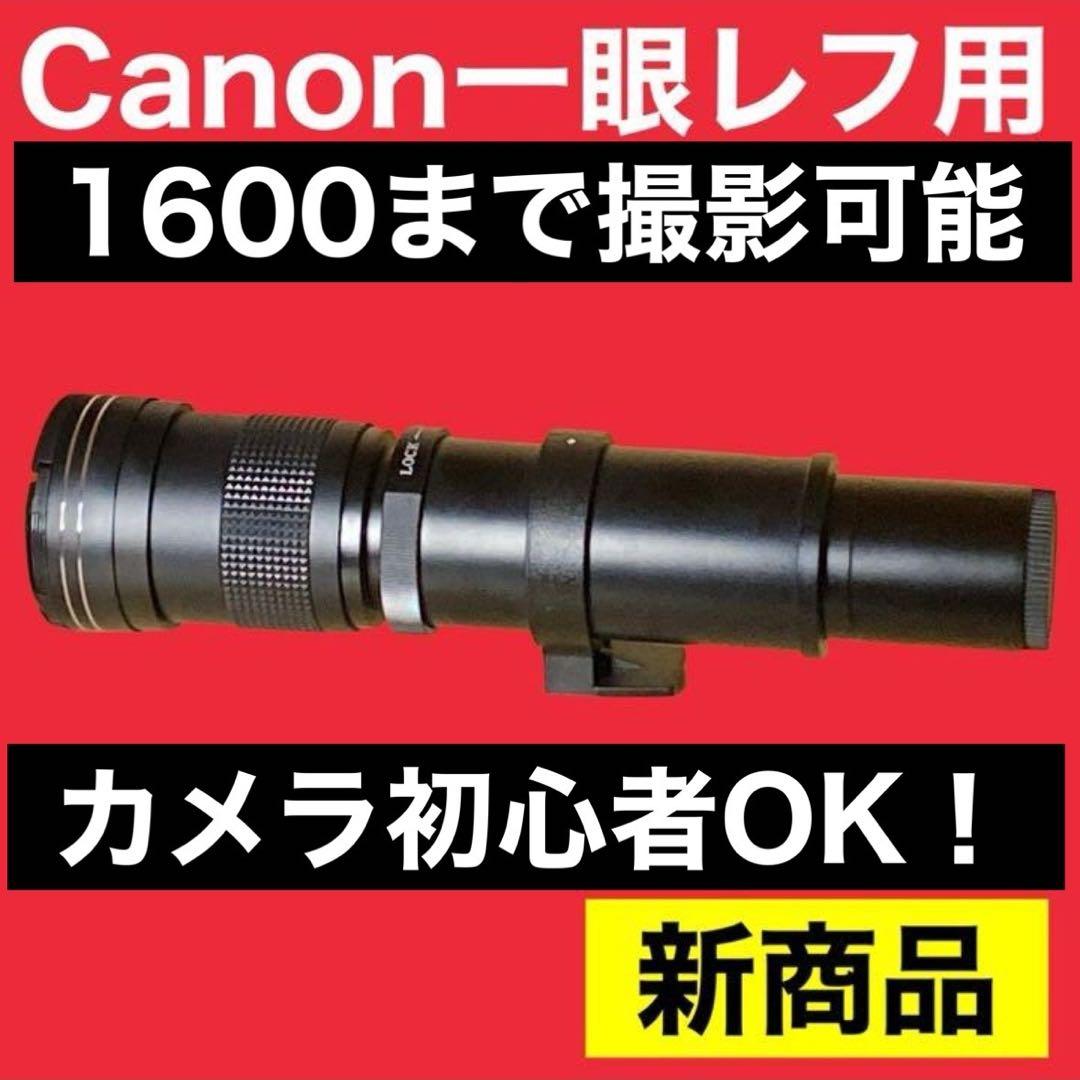 1600！？望遠レンズ！Canonカメラをお持ちの方に！初心者サポート付き！