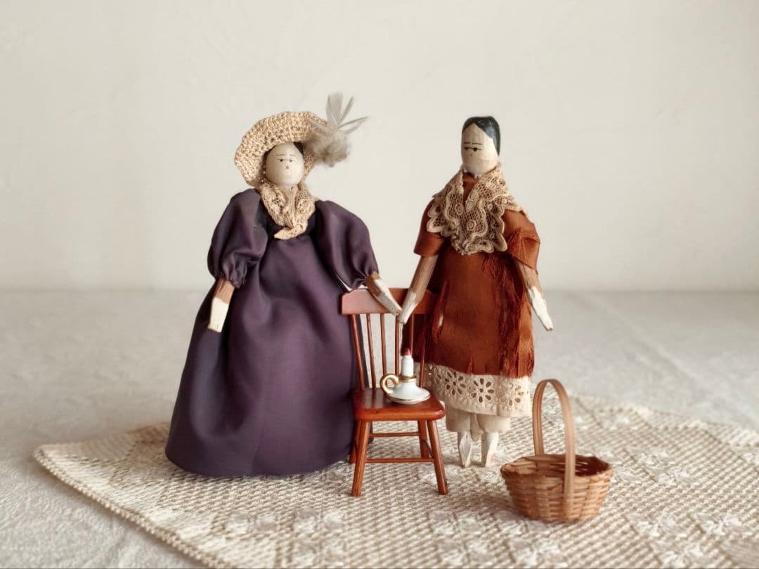 * antique doll ୨୧ .·*°.·*° アンティーク ペグドール