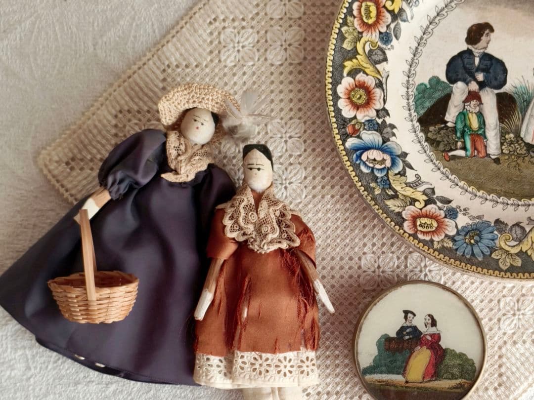 * antique doll ୨୧ .·*°.·*° アンティーク ペグドール