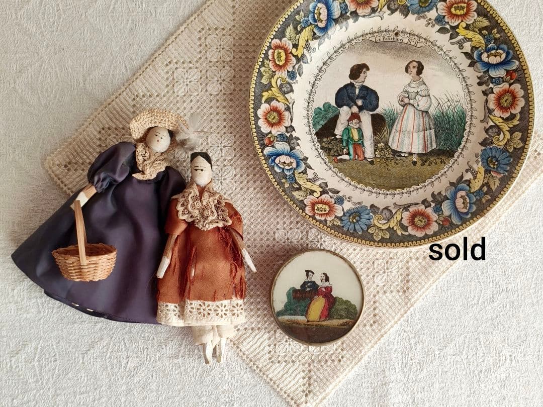 * antique doll ୨୧ .·*°.·*° アンティーク ペグドール