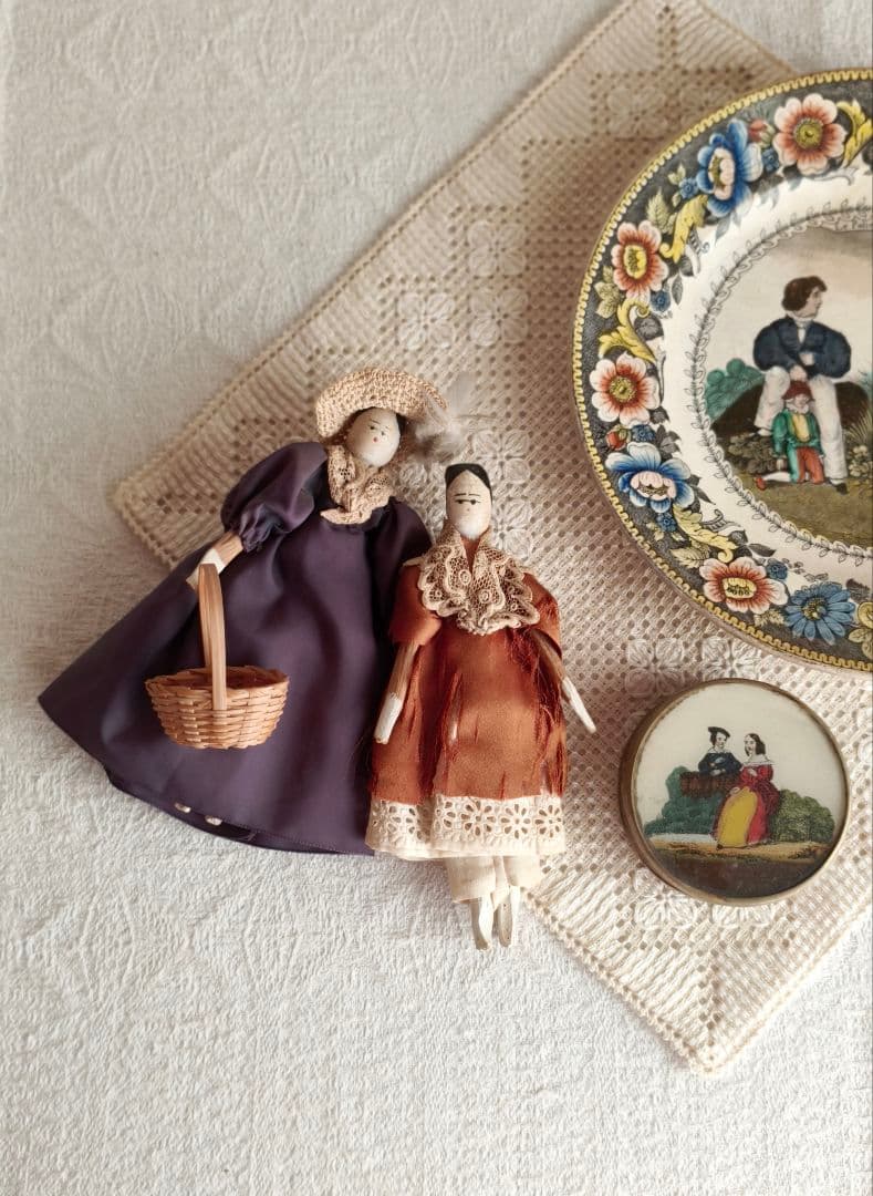 * antique doll ୨୧ .·*°.·*° アンティーク ペグドール