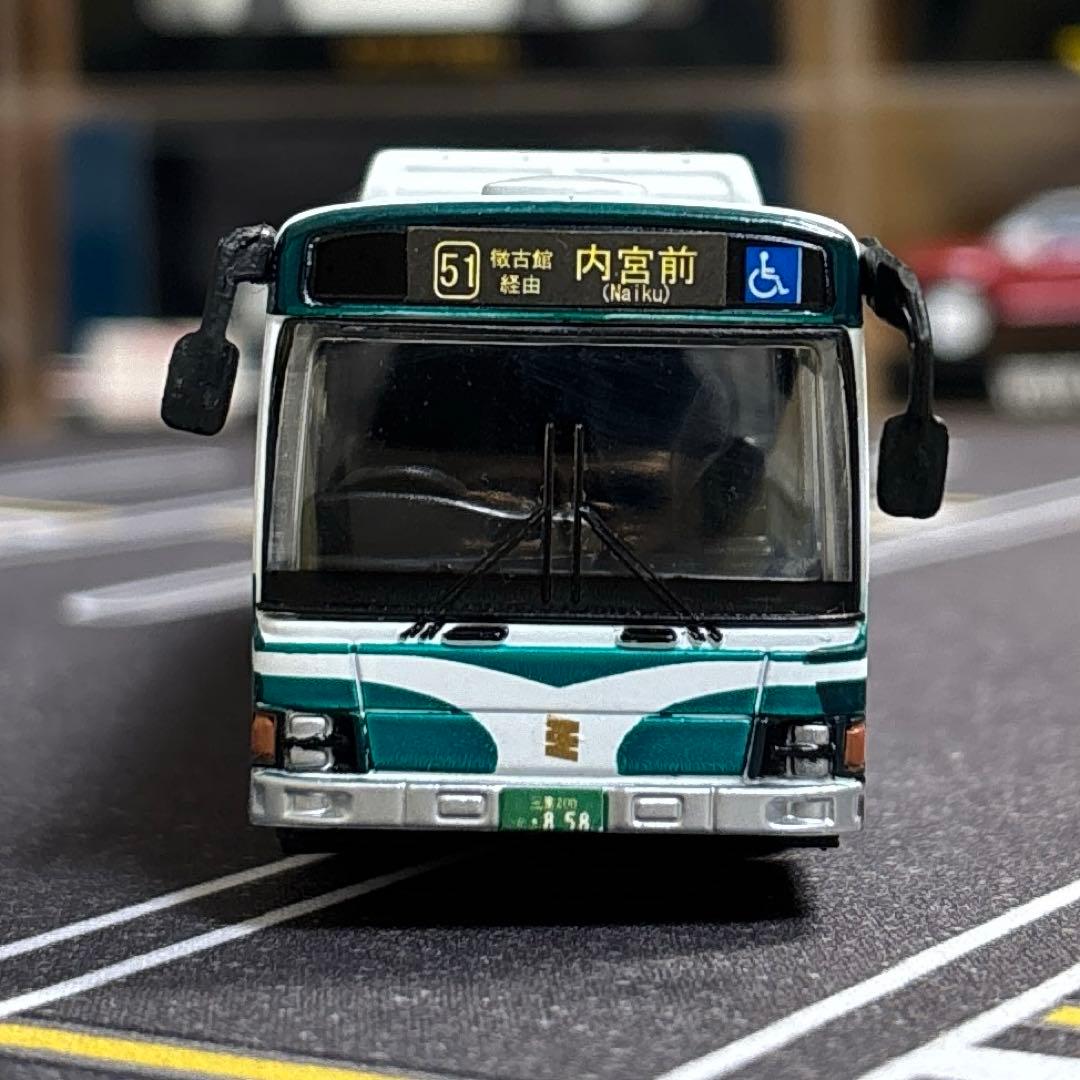 超希少 トレーン 1/80 フェイスフルバス いすゞ エルガ 三重交通