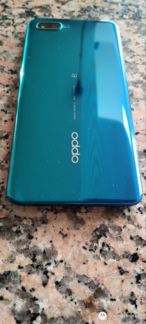 OPPO Reno A 128GB ブルー SIMフリー 100%バッテリー
