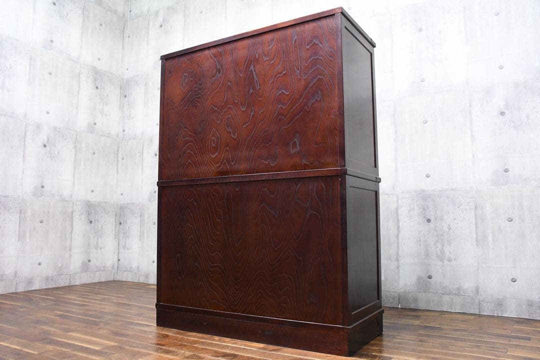 FCC22 志太民芸家具 縦長箪笥 ケヤキ/欅 杢目 整理タンス 7段 チェスト