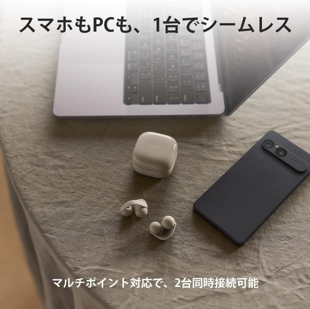 【新品】SONY ワイヤレスイヤホン WF-LC900 BZ ブラック