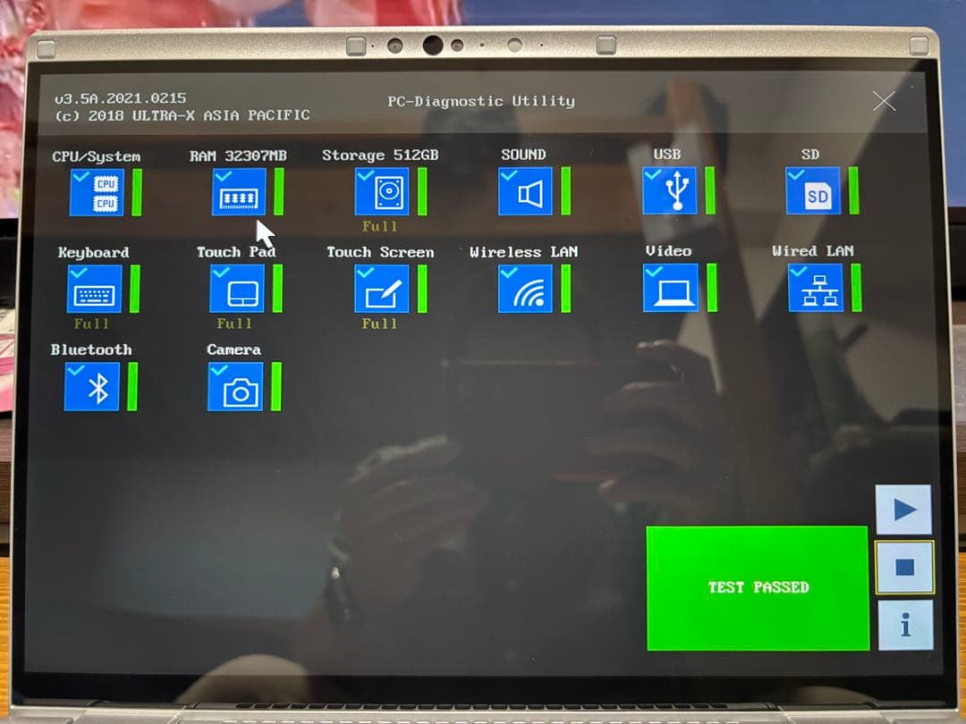 Panasonic CF-FV1 i7 32GB 512GB タッチパネル