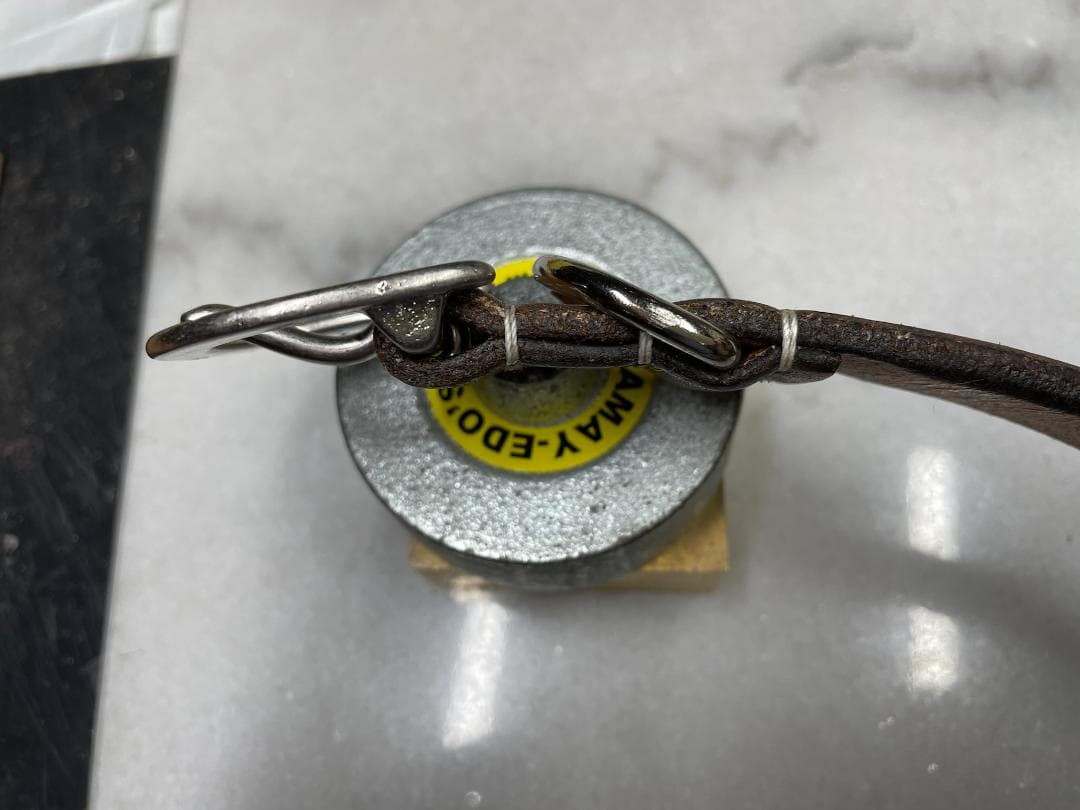 【CDO-SLBS20CDYE〈DB〉】犬の首輪〈サイズ「S」〉牛革　人気