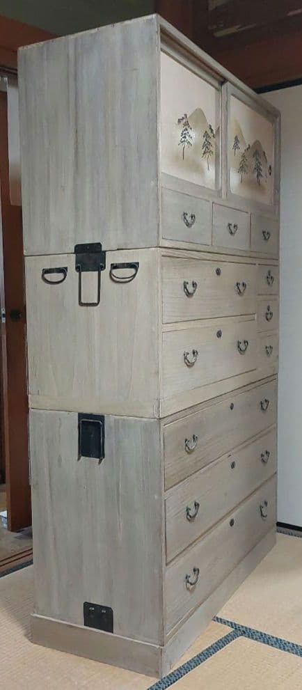 骨董品　桐和ダンス　ヴィンテージ　昭和レトロアンティーク