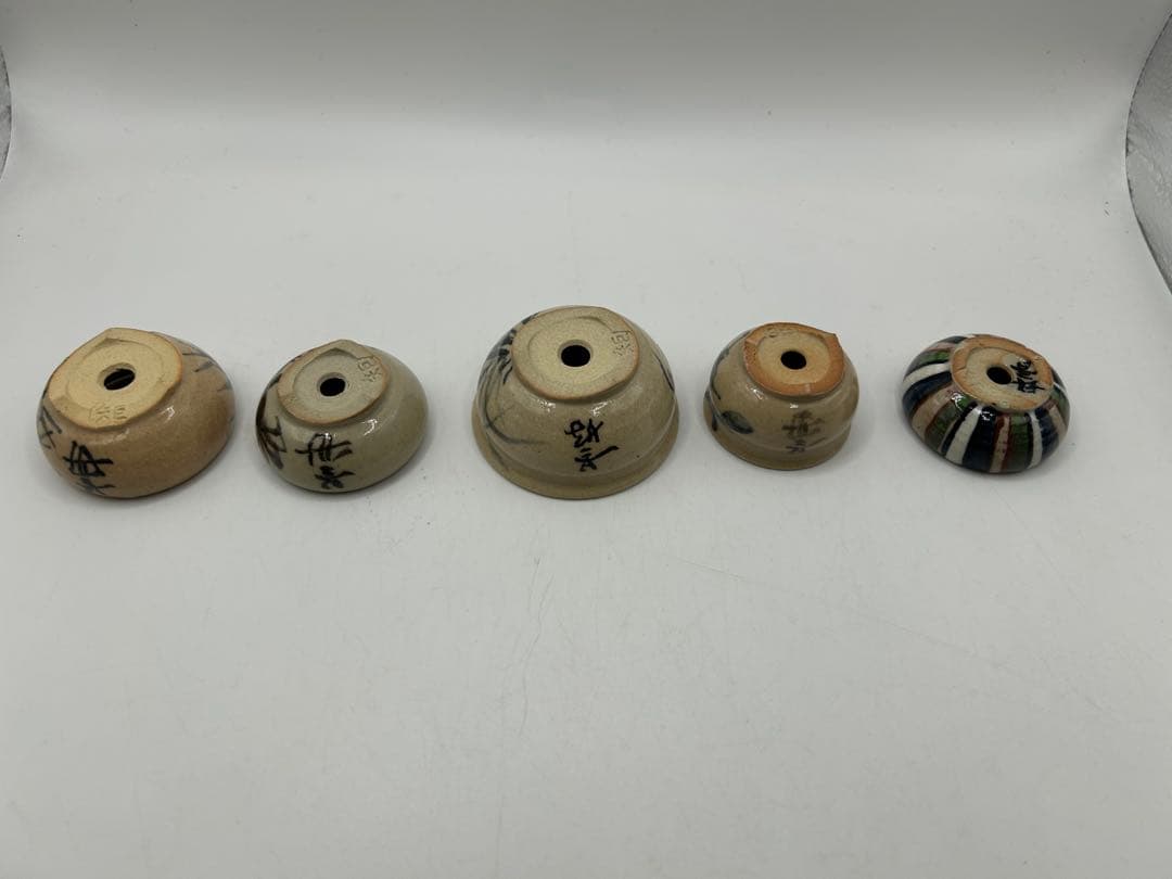是好鉢の春季特売 1 手描き花模様の陶芸作品5個セット