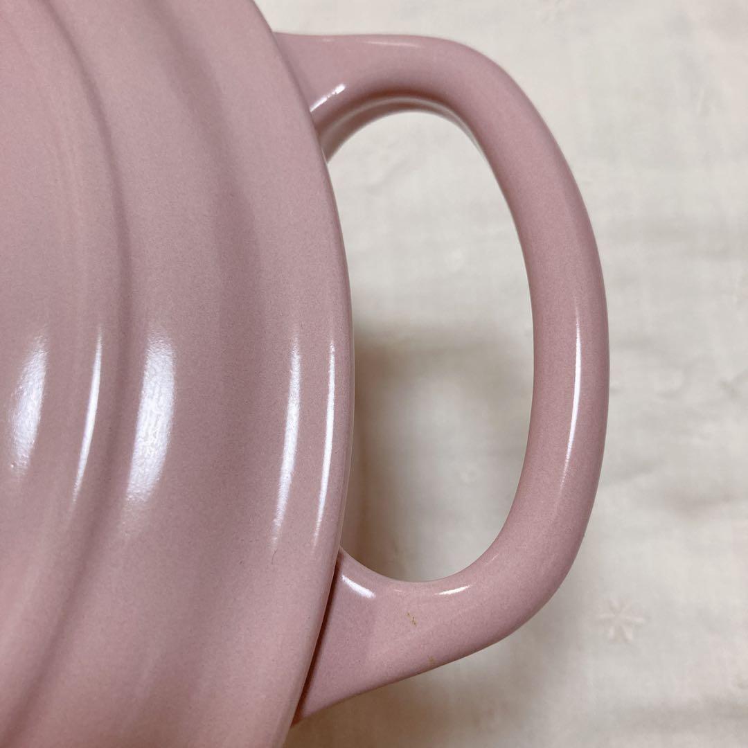 LE CREUSET ピンク 両手鍋　ココットロンド　丸型　22㎝