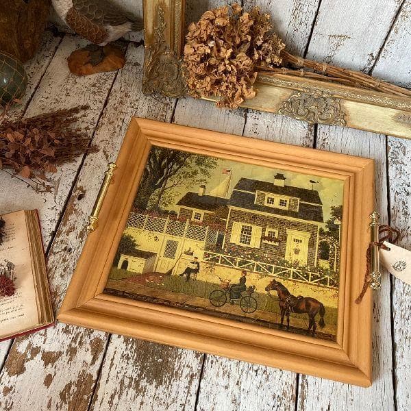 USA ヴィンテージ デッド 未使用*チャールズ・ワイソッキー アート トレイ