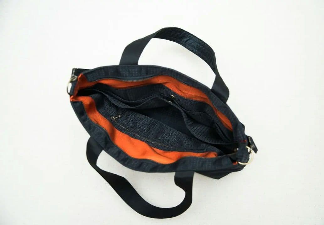 ねこ様オーダー☆ドビー織ナイロンのトートバッグ