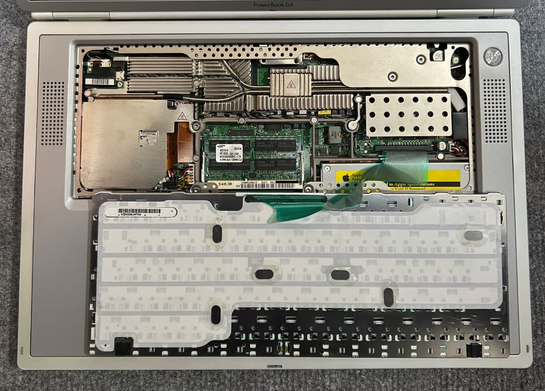 極上品 PowerBook G4 1Ghz 1Gb SD AirMac OS9