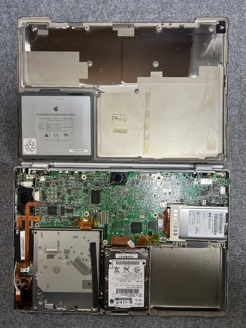 極上品 PowerBook G4 1Ghz 1Gb SD AirMac OS9