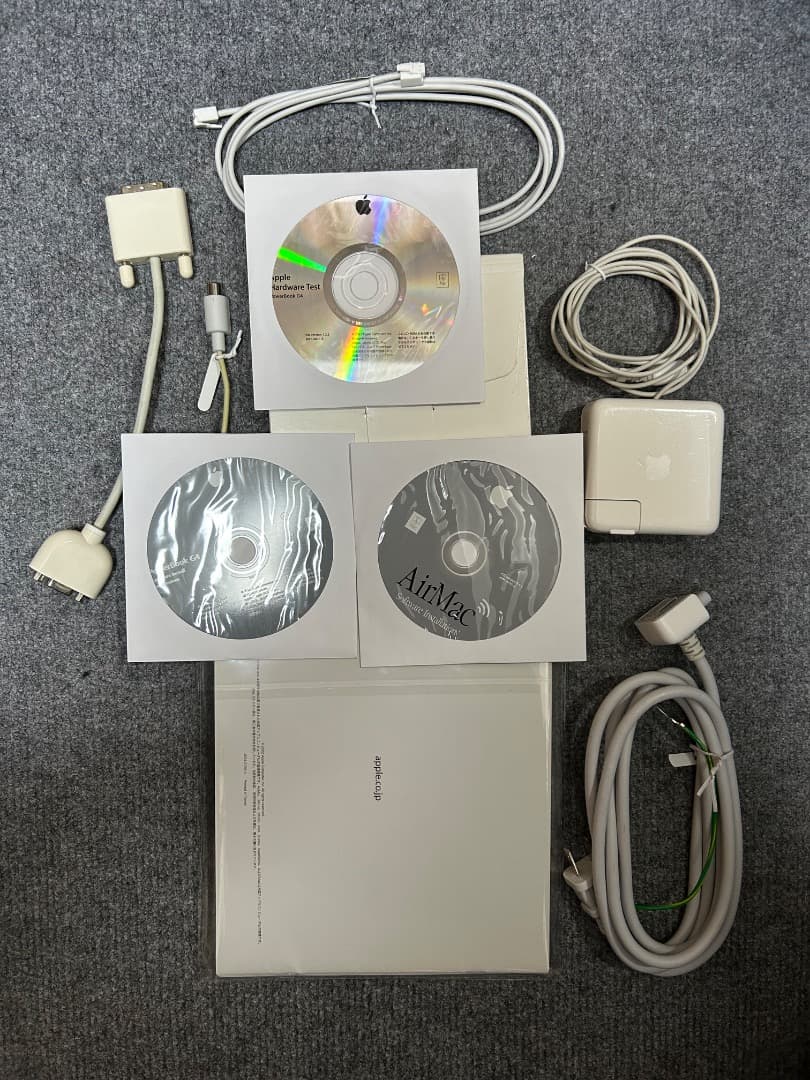 極上品 PowerBook G4 1Ghz 1Gb SD AirMac OS9